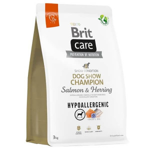 BRIT CARE DOG SHOW CHAMPION sausā barība suņiem Lasis, siļķe 3kg